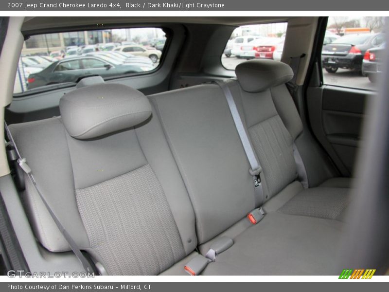 Black / Dark Khaki/Light Graystone 2007 Jeep Grand Cherokee Laredo 4x4