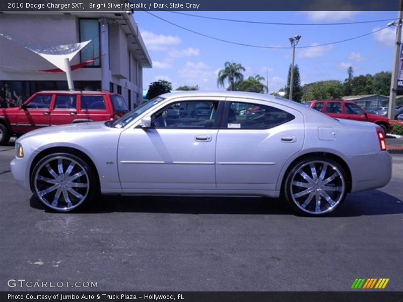 Bright Silver Metallic / Dark Slate Gray 2010 Dodge Charger SXT
