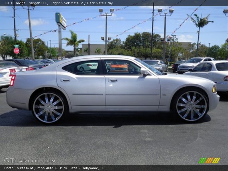 Bright Silver Metallic / Dark Slate Gray 2010 Dodge Charger SXT