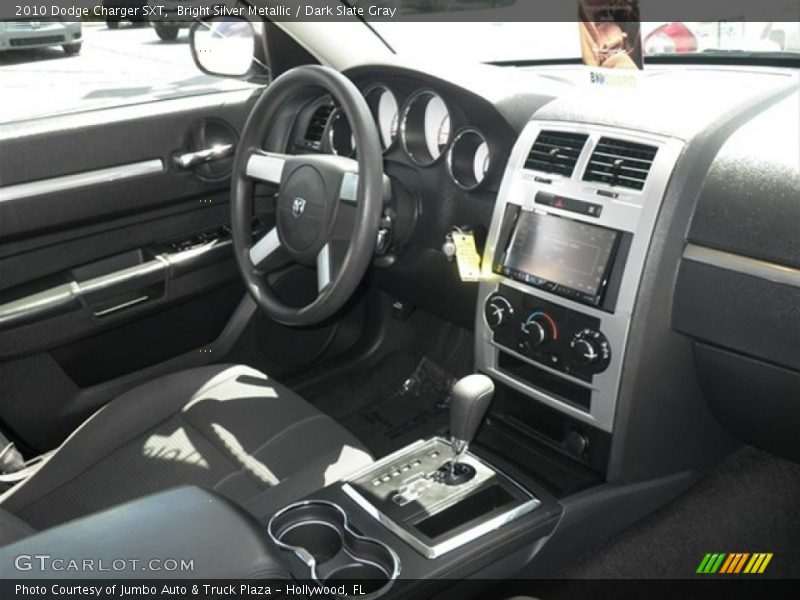 Bright Silver Metallic / Dark Slate Gray 2010 Dodge Charger SXT