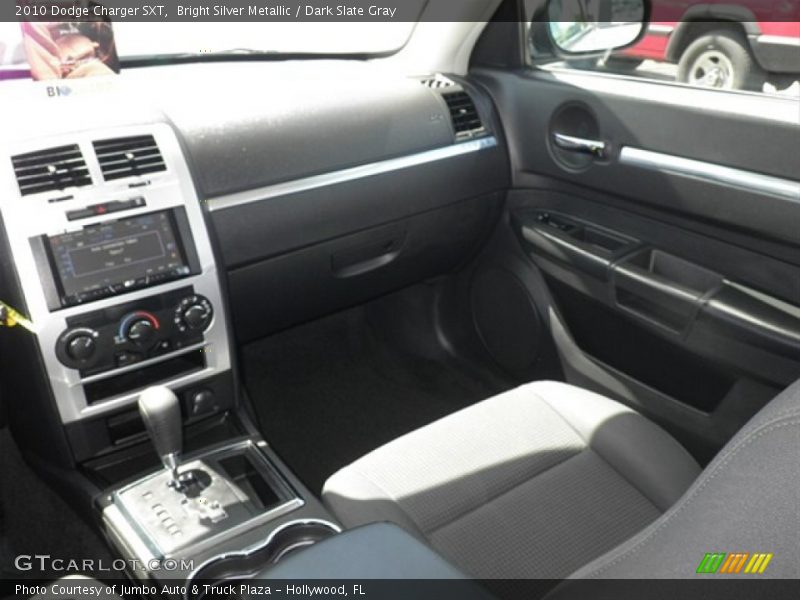 Bright Silver Metallic / Dark Slate Gray 2010 Dodge Charger SXT