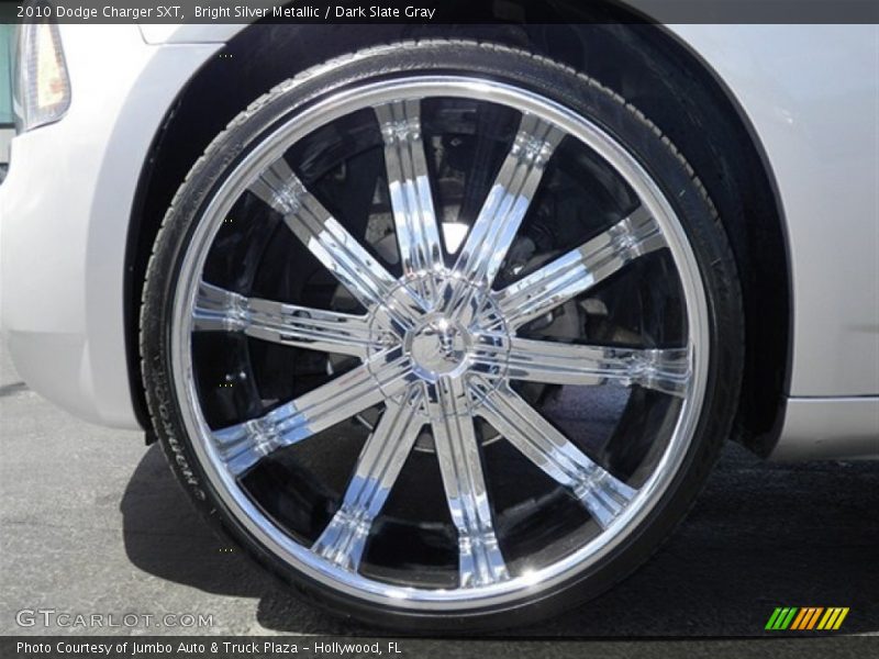 Bright Silver Metallic / Dark Slate Gray 2010 Dodge Charger SXT