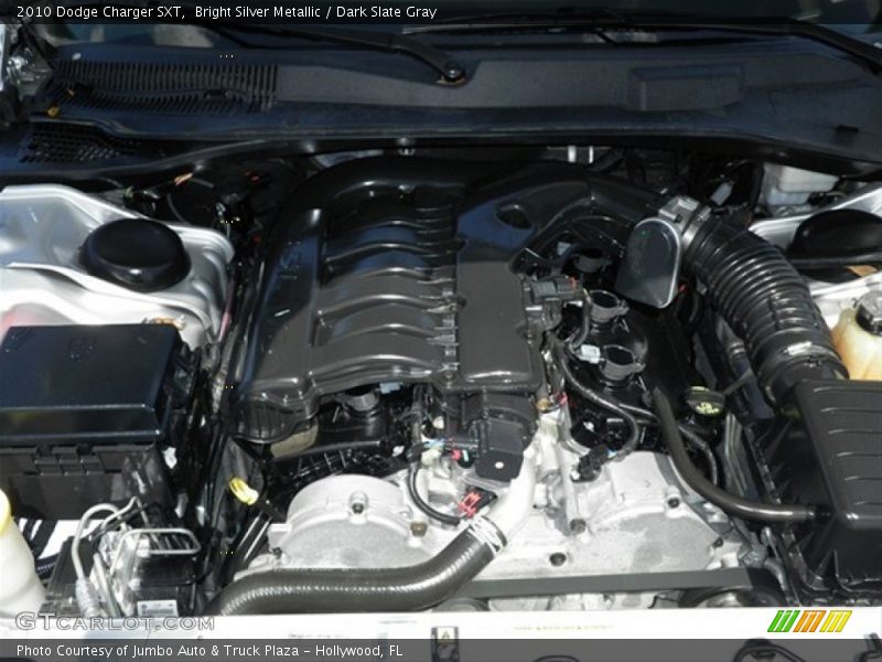 Bright Silver Metallic / Dark Slate Gray 2010 Dodge Charger SXT