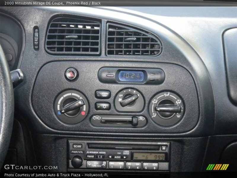 Controls of 2000 Mirage DE Coupe