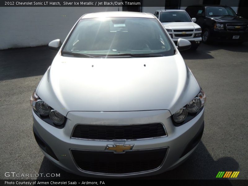 Silver Ice Metallic / Jet Black/Dark Titanium 2012 Chevrolet Sonic LT Hatch