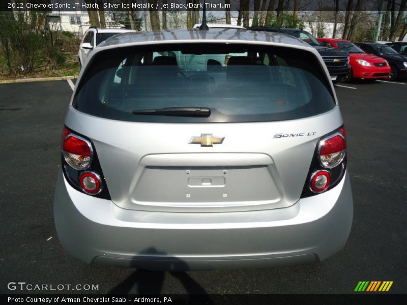 Silver Ice Metallic / Jet Black/Dark Titanium 2012 Chevrolet Sonic LT Hatch