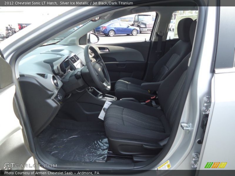 Silver Ice Metallic / Jet Black/Dark Titanium 2012 Chevrolet Sonic LT Hatch