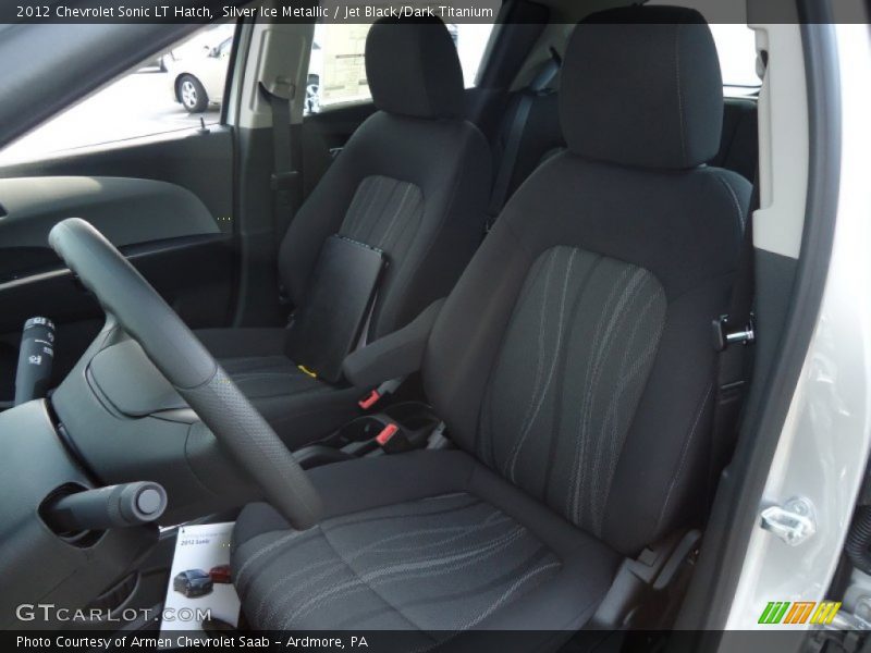Silver Ice Metallic / Jet Black/Dark Titanium 2012 Chevrolet Sonic LT Hatch