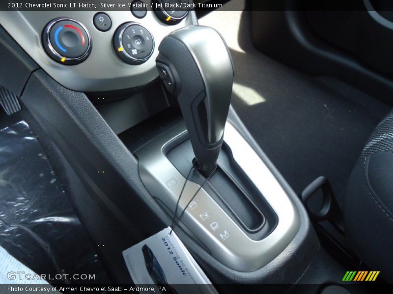 Silver Ice Metallic / Jet Black/Dark Titanium 2012 Chevrolet Sonic LT Hatch