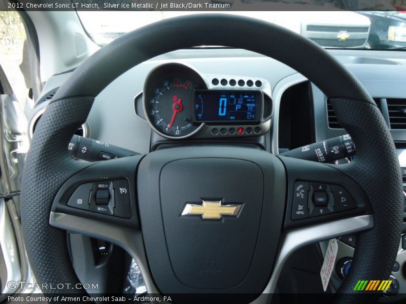 Silver Ice Metallic / Jet Black/Dark Titanium 2012 Chevrolet Sonic LT Hatch