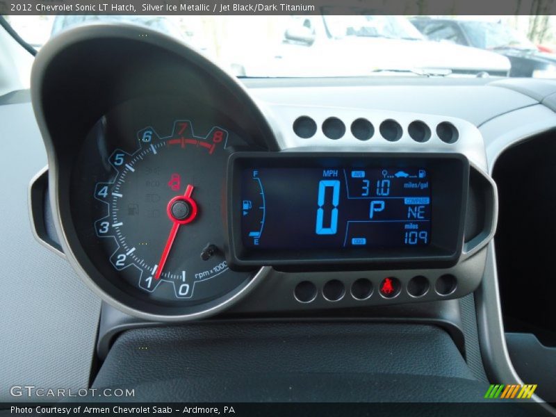 Silver Ice Metallic / Jet Black/Dark Titanium 2012 Chevrolet Sonic LT Hatch