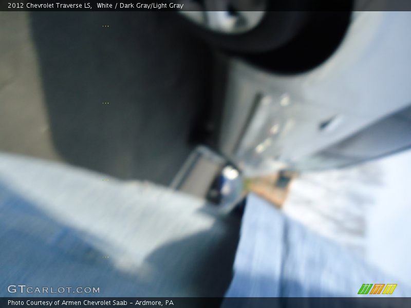 White / Dark Gray/Light Gray 2012 Chevrolet Traverse LS