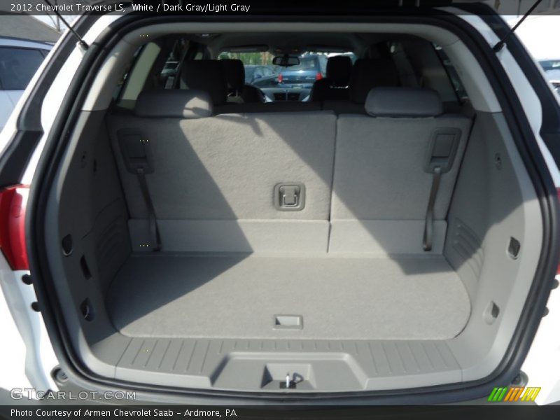 White / Dark Gray/Light Gray 2012 Chevrolet Traverse LS