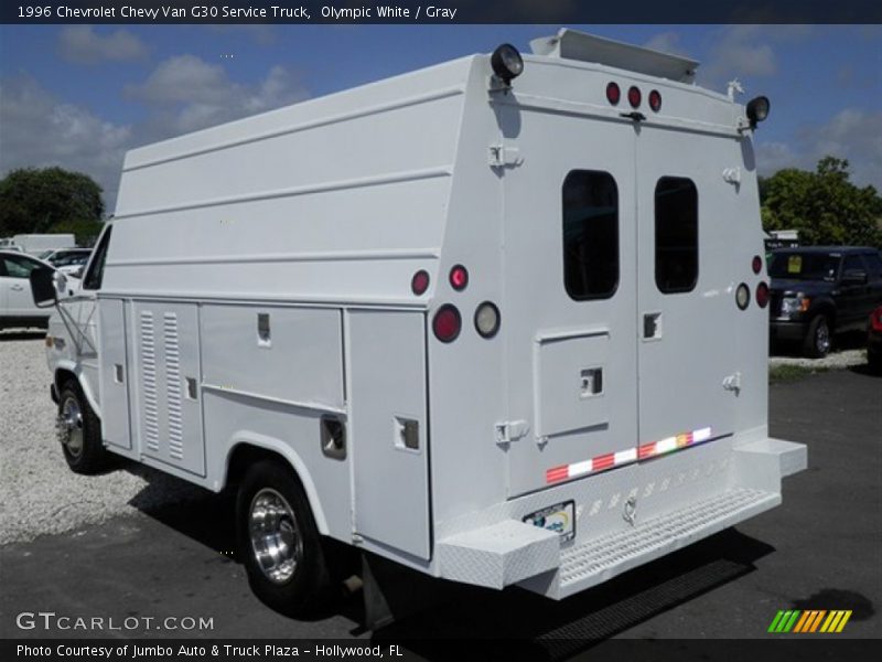 Olympic White / Gray 1996 Chevrolet Chevy Van G30 Service Truck