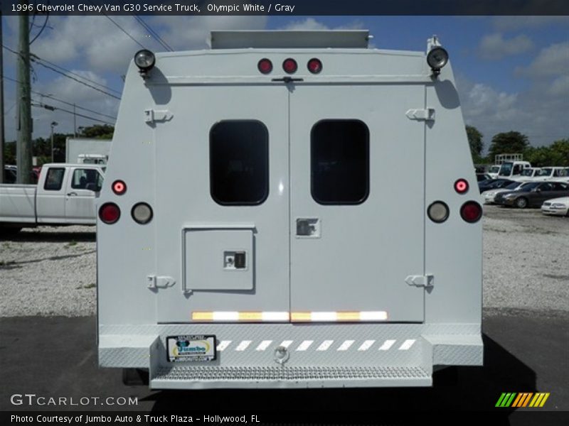 Olympic White / Gray 1996 Chevrolet Chevy Van G30 Service Truck