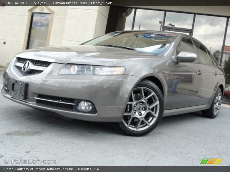 Carbon Bronze Pearl / Ebony/Silver 2007 Acura TL 3.5 Type-S