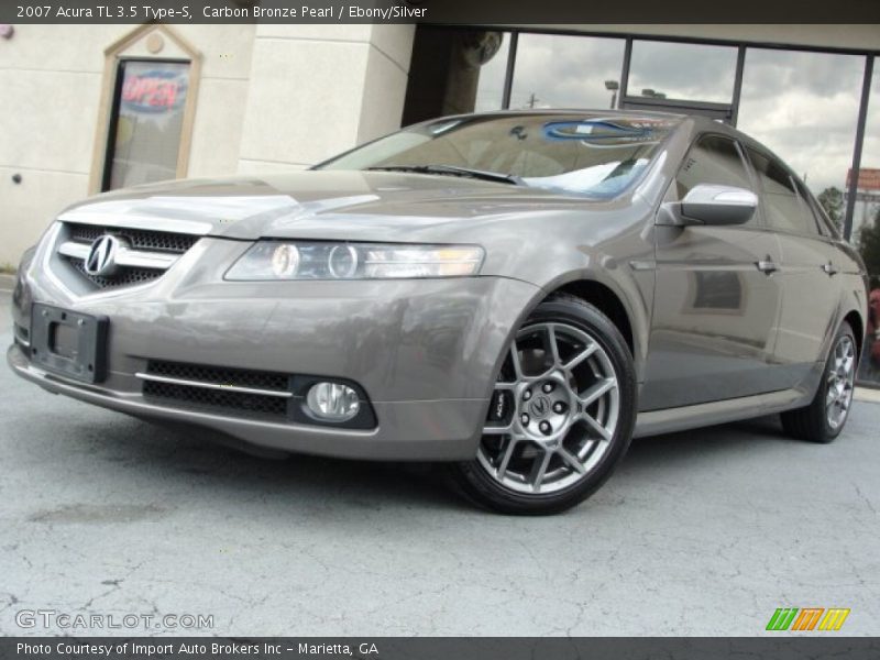 Carbon Bronze Pearl / Ebony/Silver 2007 Acura TL 3.5 Type-S