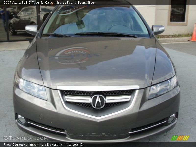 Carbon Bronze Pearl / Ebony/Silver 2007 Acura TL 3.5 Type-S