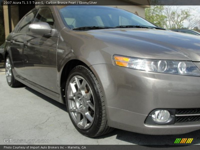 Carbon Bronze Pearl / Ebony/Silver 2007 Acura TL 3.5 Type-S