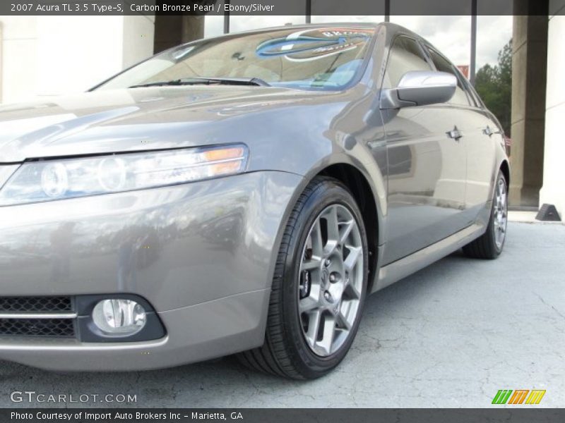 Carbon Bronze Pearl / Ebony/Silver 2007 Acura TL 3.5 Type-S