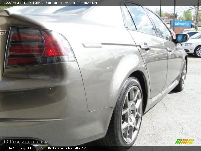 Carbon Bronze Pearl / Ebony/Silver 2007 Acura TL 3.5 Type-S