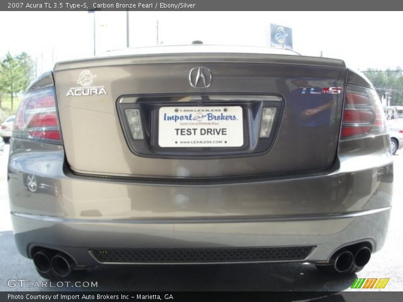 Carbon Bronze Pearl / Ebony/Silver 2007 Acura TL 3.5 Type-S