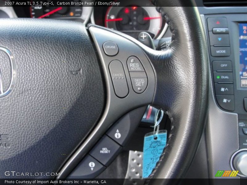 Carbon Bronze Pearl / Ebony/Silver 2007 Acura TL 3.5 Type-S