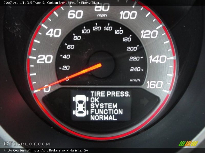 Carbon Bronze Pearl / Ebony/Silver 2007 Acura TL 3.5 Type-S