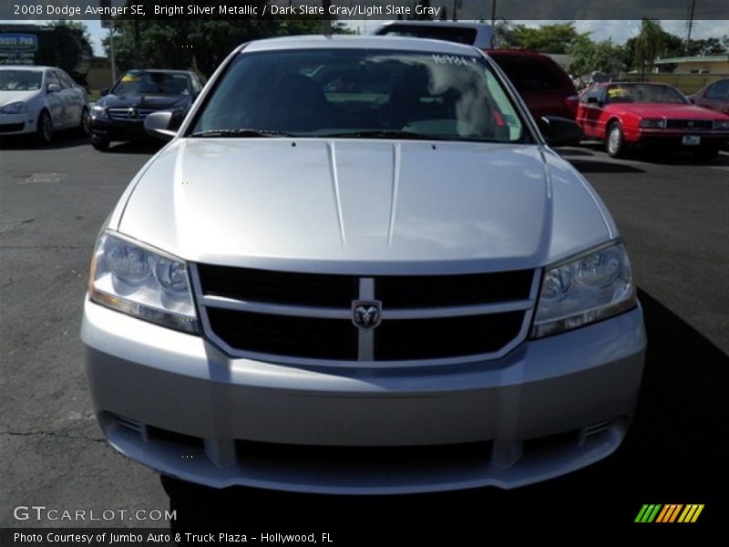Bright Silver Metallic / Dark Slate Gray/Light Slate Gray 2008 Dodge Avenger SE