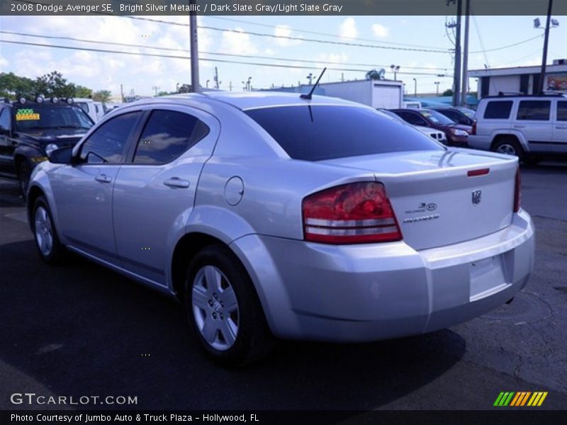 Bright Silver Metallic / Dark Slate Gray/Light Slate Gray 2008 Dodge Avenger SE
