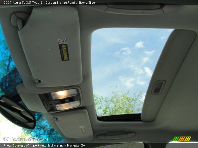 Carbon Bronze Pearl / Ebony/Silver 2007 Acura TL 3.5 Type-S
