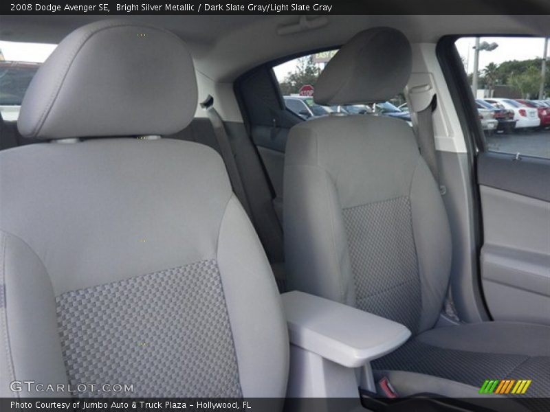 Bright Silver Metallic / Dark Slate Gray/Light Slate Gray 2008 Dodge Avenger SE