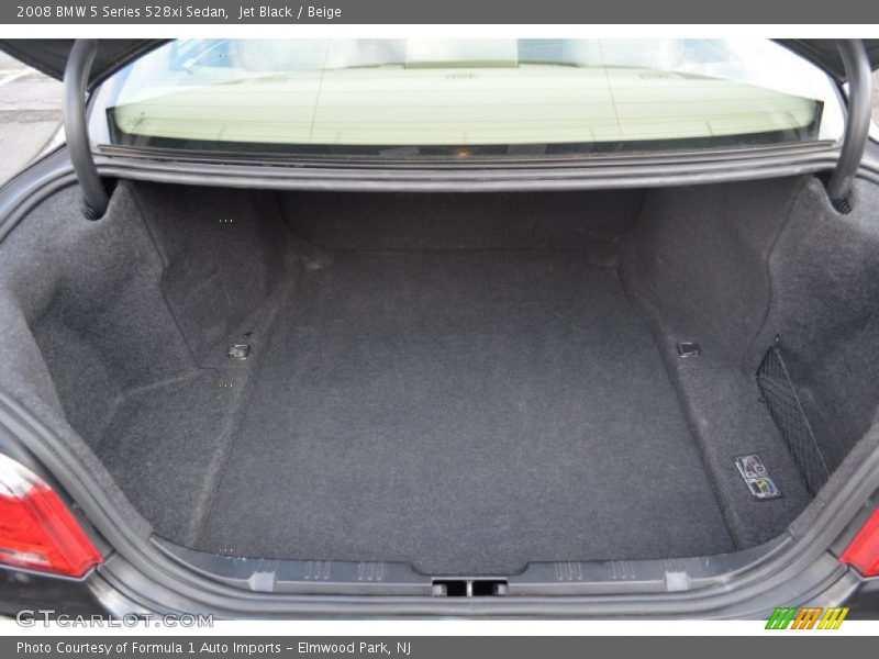 Jet Black / Beige 2008 BMW 5 Series 528xi Sedan