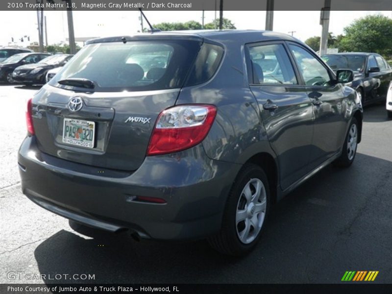 Magnetic Gray Metallic / Dark Charcoal 2010 Toyota Matrix 1.8