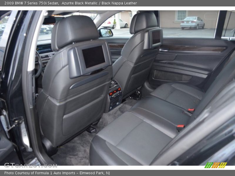 Rear Seat of 2009 7 Series 750i Sedan