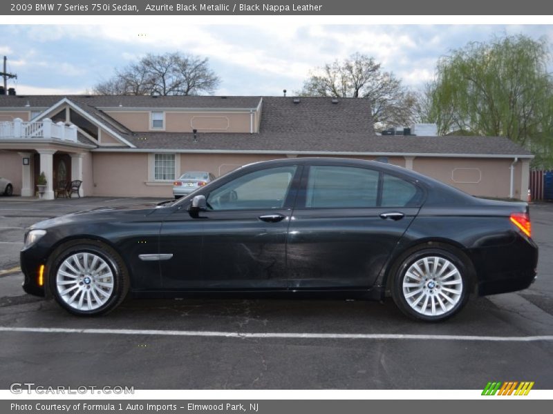  2009 7 Series 750i Sedan Azurite Black Metallic