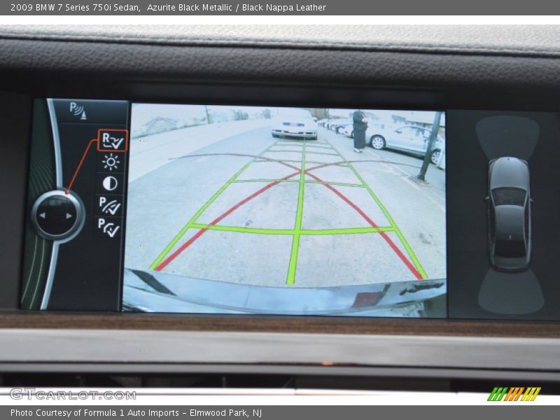 Azurite Black Metallic / Black Nappa Leather 2009 BMW 7 Series 750i Sedan