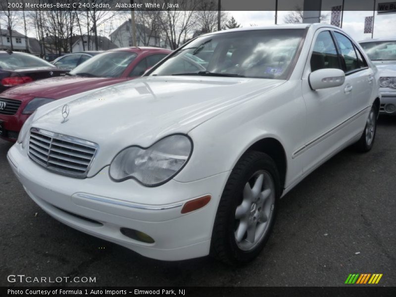 Alabaster White / Java 2002 Mercedes-Benz C 240 Sedan