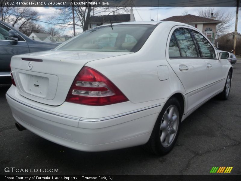 Alabaster White / Java 2002 Mercedes-Benz C 240 Sedan