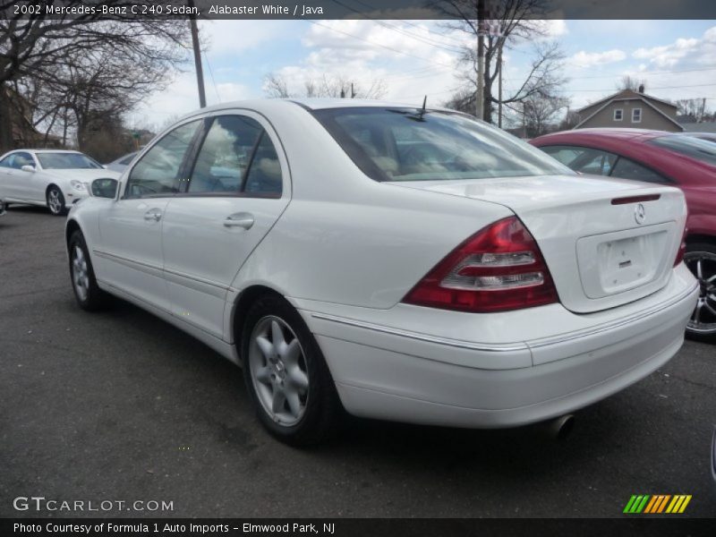Alabaster White / Java 2002 Mercedes-Benz C 240 Sedan