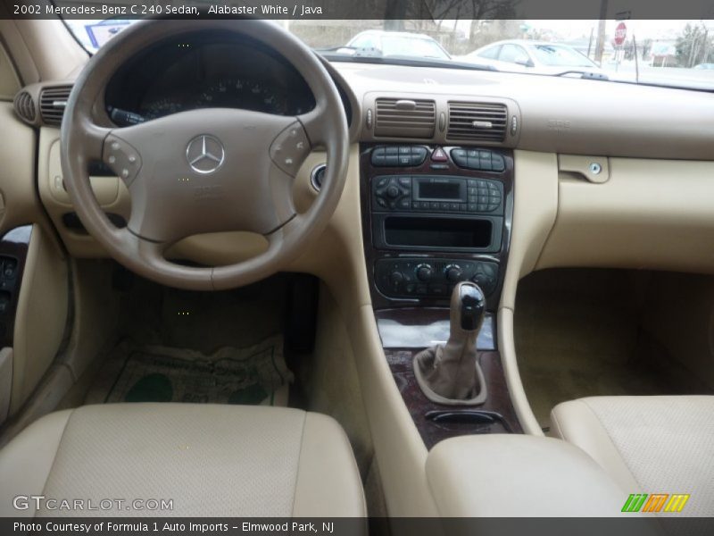 Alabaster White / Java 2002 Mercedes-Benz C 240 Sedan