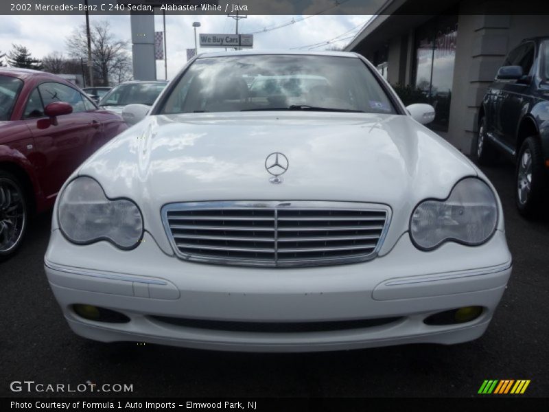 Alabaster White / Java 2002 Mercedes-Benz C 240 Sedan