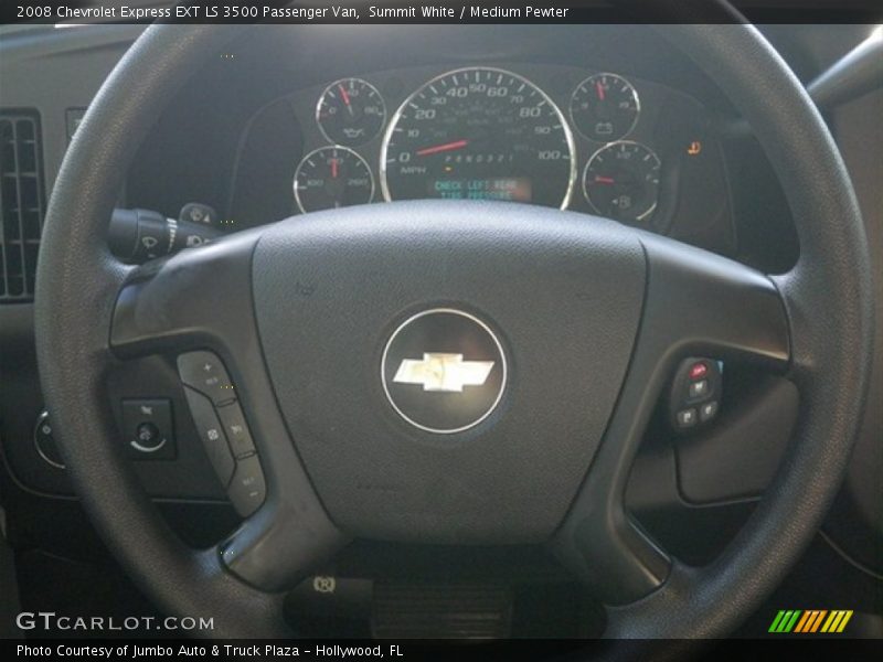 Summit White / Medium Pewter 2008 Chevrolet Express EXT LS 3500 Passenger Van