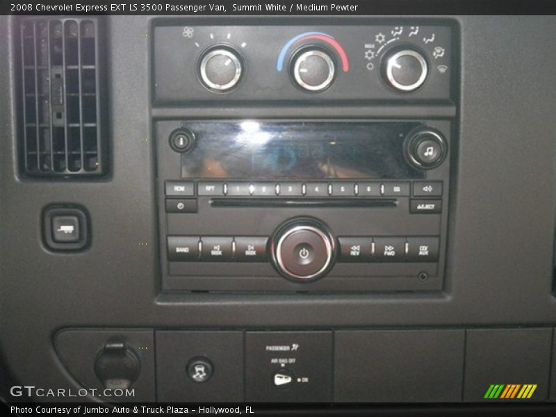 Summit White / Medium Pewter 2008 Chevrolet Express EXT LS 3500 Passenger Van