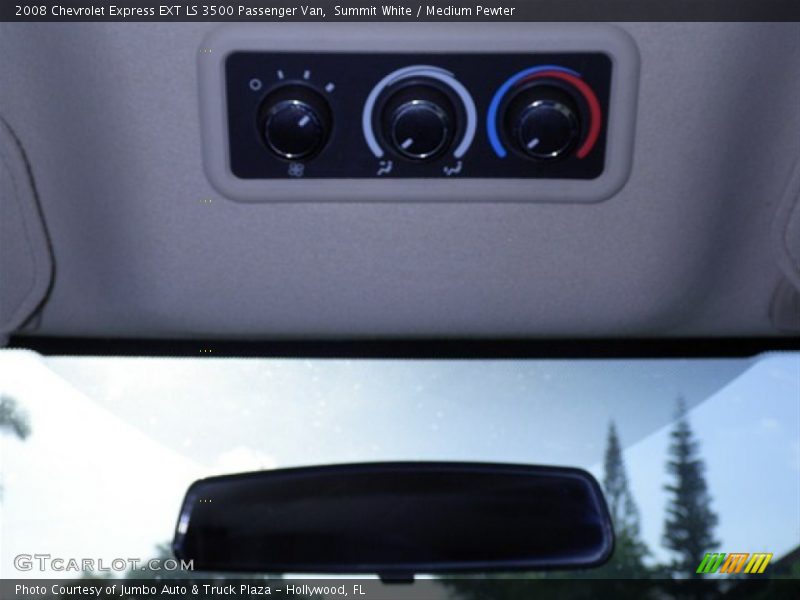 Summit White / Medium Pewter 2008 Chevrolet Express EXT LS 3500 Passenger Van