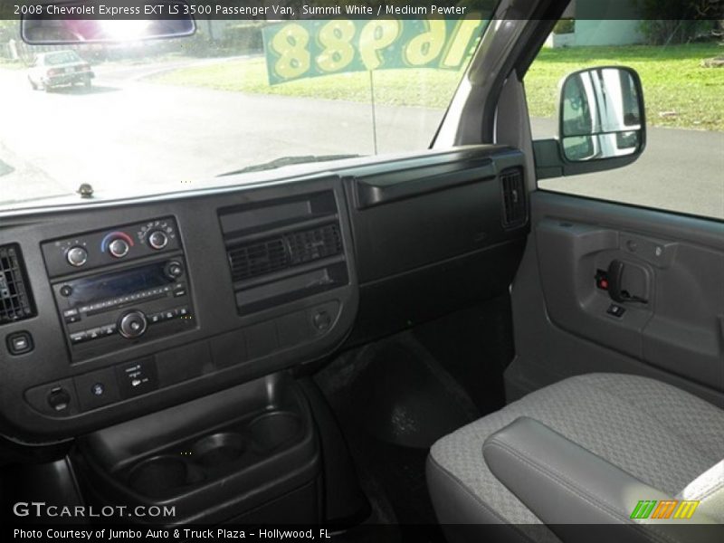 Summit White / Medium Pewter 2008 Chevrolet Express EXT LS 3500 Passenger Van
