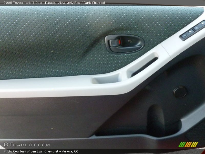 Absolutely Red / Dark Charcoal 2008 Toyota Yaris 3 Door Liftback