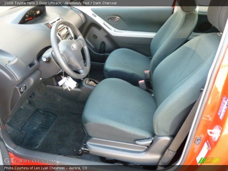 Absolutely Red / Dark Charcoal 2008 Toyota Yaris 3 Door Liftback