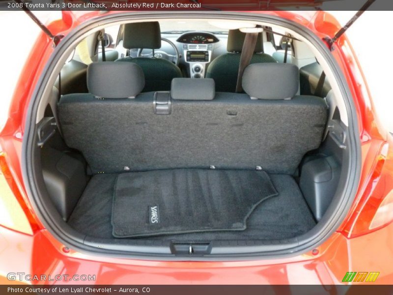 Absolutely Red / Dark Charcoal 2008 Toyota Yaris 3 Door Liftback