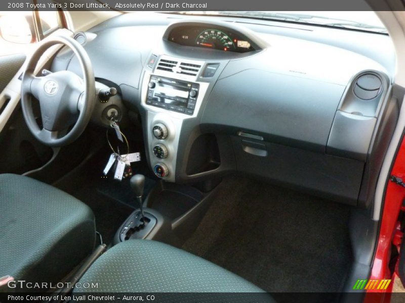 Absolutely Red / Dark Charcoal 2008 Toyota Yaris 3 Door Liftback